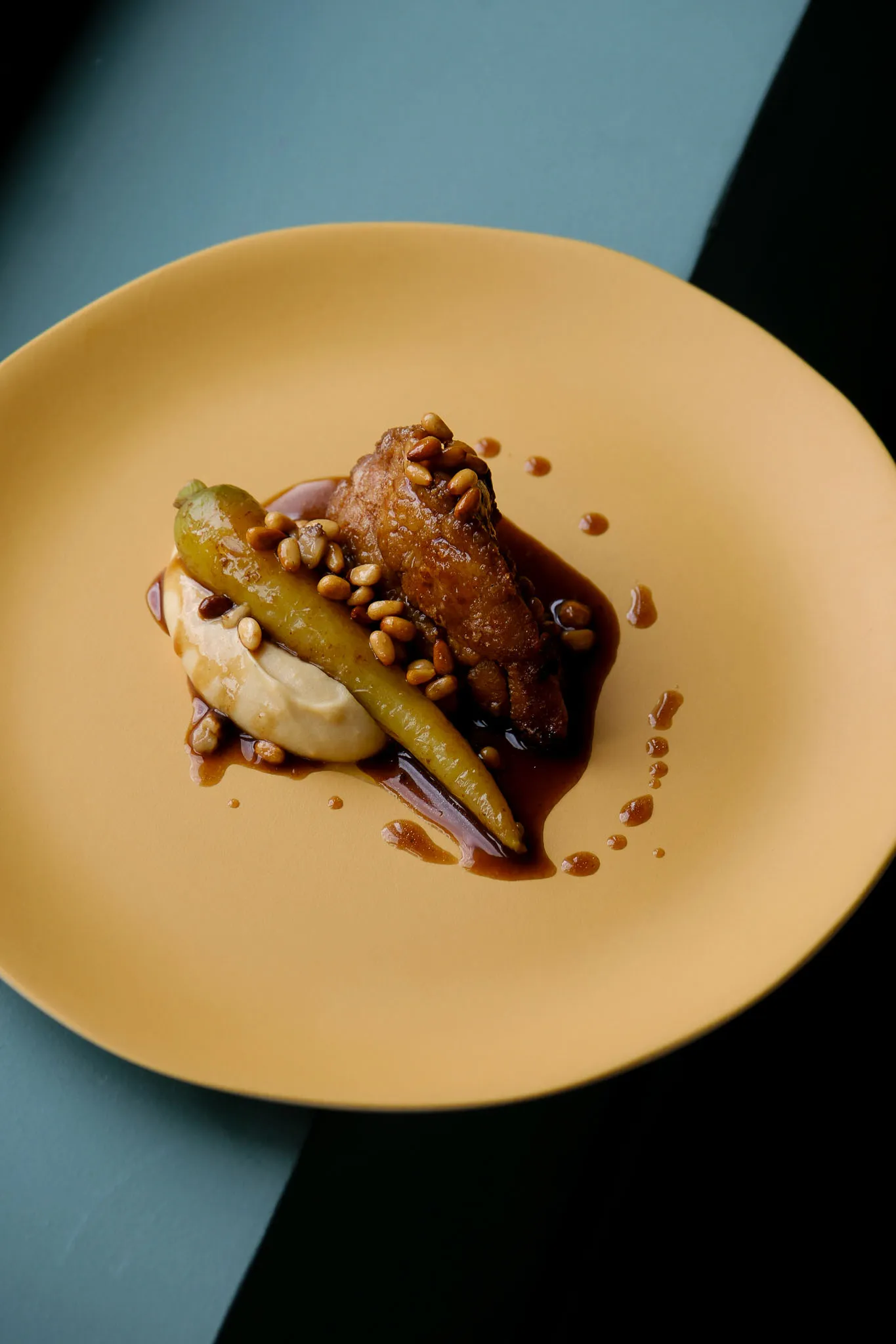 Ris de veau, jus court au café